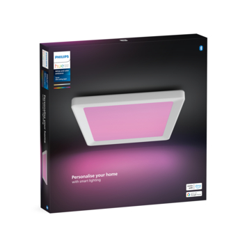 Philips Hue Tento plafondlamp wit vierkant- wit en gekleurd licht 30x30cm