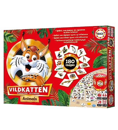 Educa Br?tspil - Vildkatten Animals