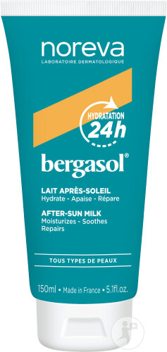 Noreva Bergasol Expert Lait Après-Soleil Visage Et Corps Tube 150ml