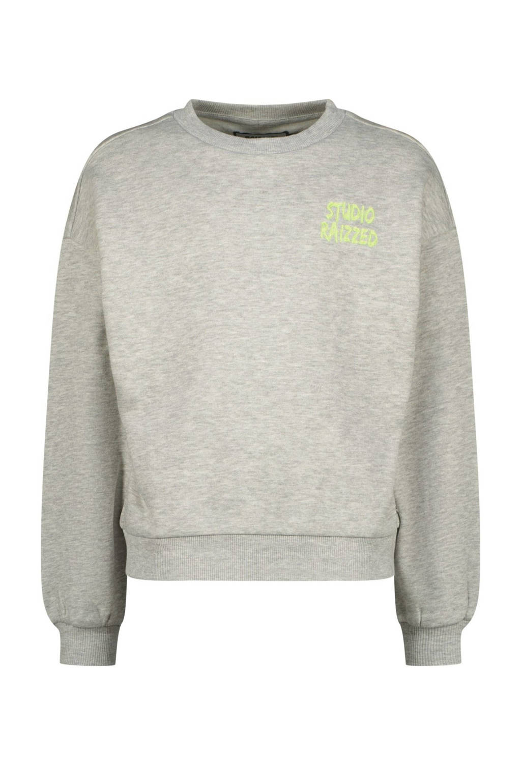 Raizzed sweater grijs melange