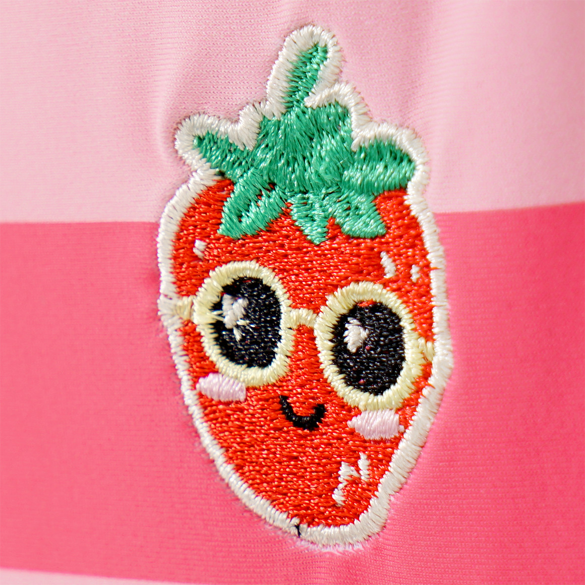 Famy Baby Badeanzug mit Streifen pink / rosa