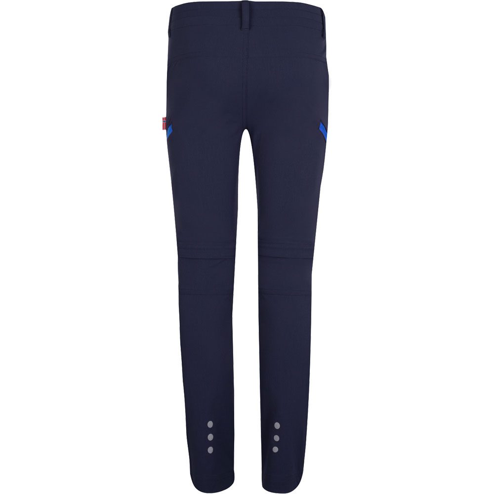 Trollkids Kjerag Zip Off-Trekkinghose Kinder navy medium blue