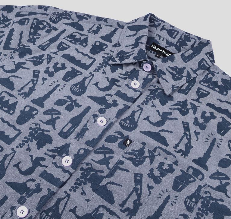 PassPort Shirt SS Life Of Leisure Merlot