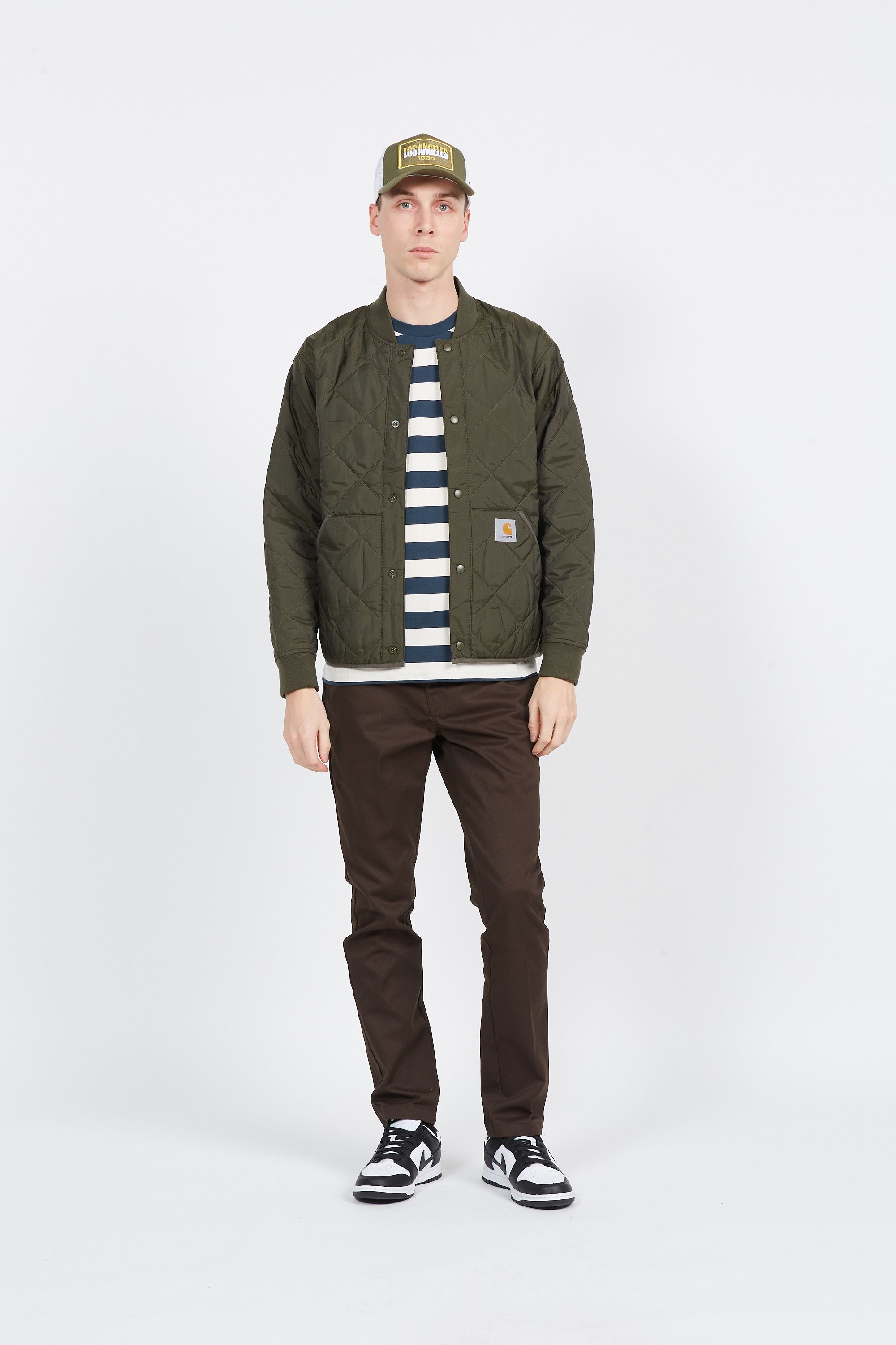 CARHARTT WIP Veste Barrow Liner Kaki