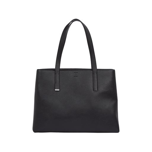 Calvin Klein Plaque Medium Shopper, Black