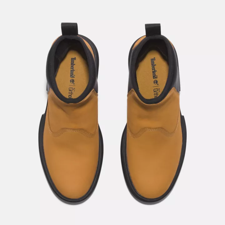 Bota Chelsea Everleigh Feminina na cor Amarela