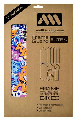 Kit de Protection de cadre All Mountain Style Extra Born to Be Rider Bleu
