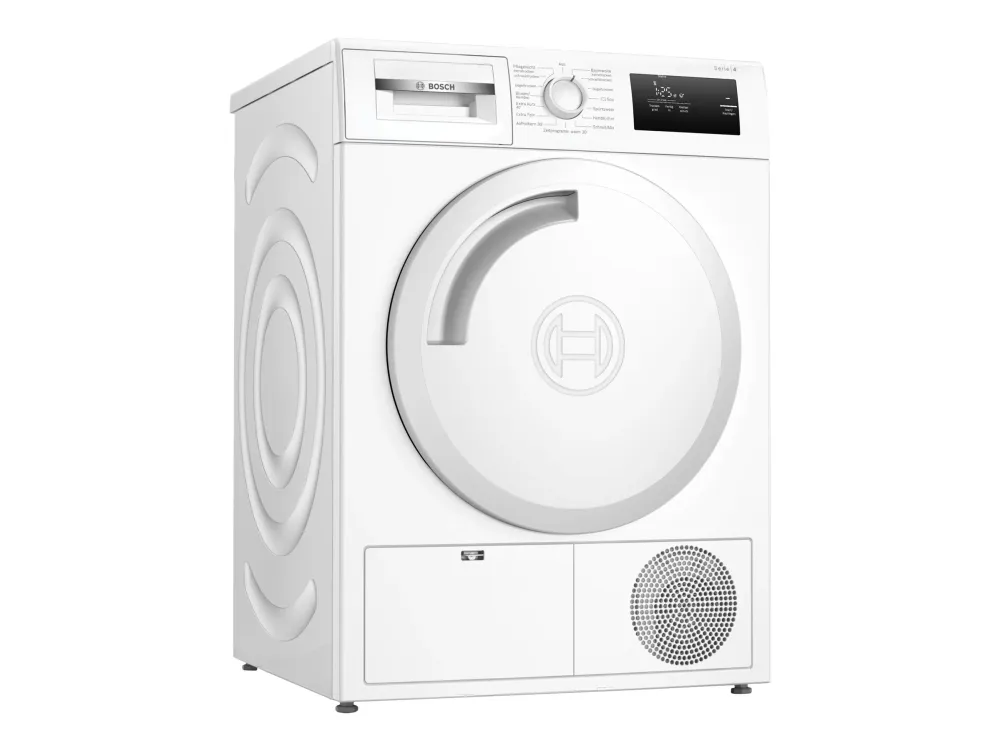 Bosch Serie | 4 WTH83003 - Tørremaskine - højde: 85 cm - frontbetjening - hvid