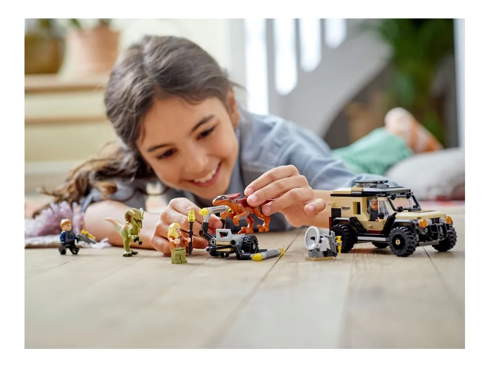 LEGO Jurassic World 76951 Pyroraptor og dilophosaurus-transport