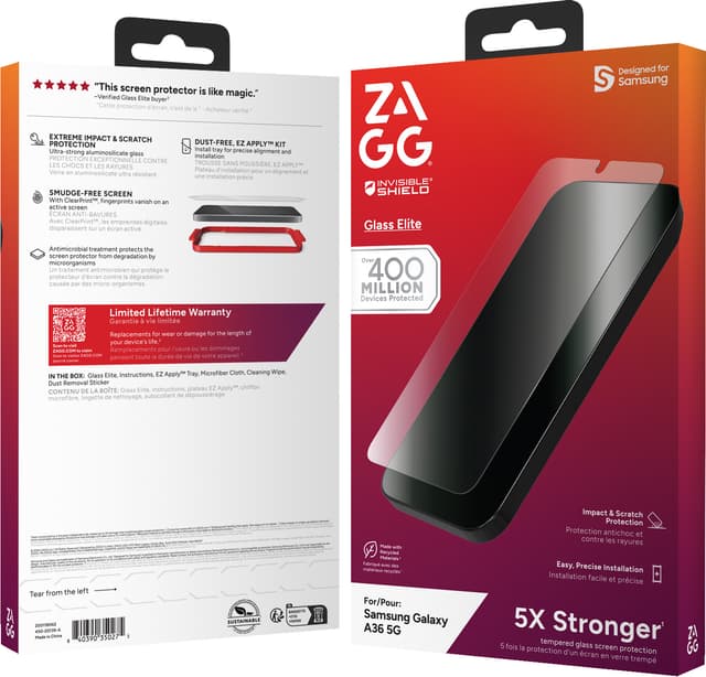 Zagg Glass Elite Samsung Galaxy A36 skærmbeskytter