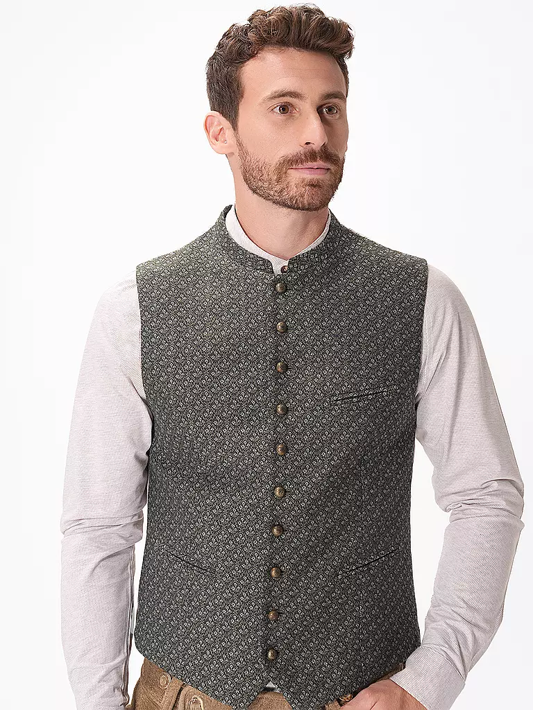 GOTTSEIDANK Trachtengilet KONSTANTIN olive
