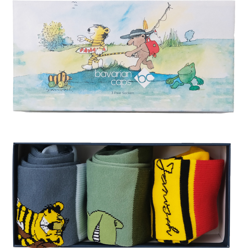 Bavarian Caps Kinder Janosch 3er Pack Socken