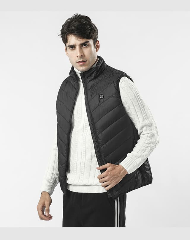 Varm vest Sort XL