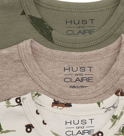 Hust and Claire Body L/æ - 3er-Pack - Bertram - Turtle Green