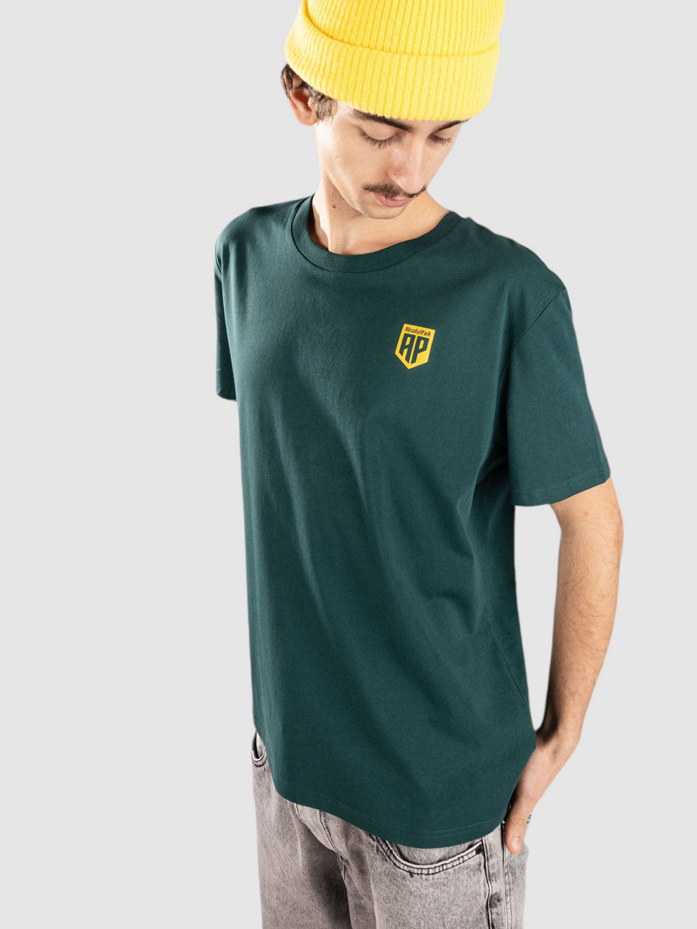 Absolut Park Park Lines T-Shirt glazed green