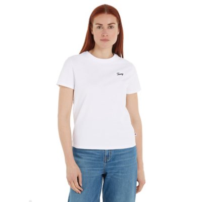 Tee-shirt à manches courtes femme Reg Script TOMMY HILFIGER