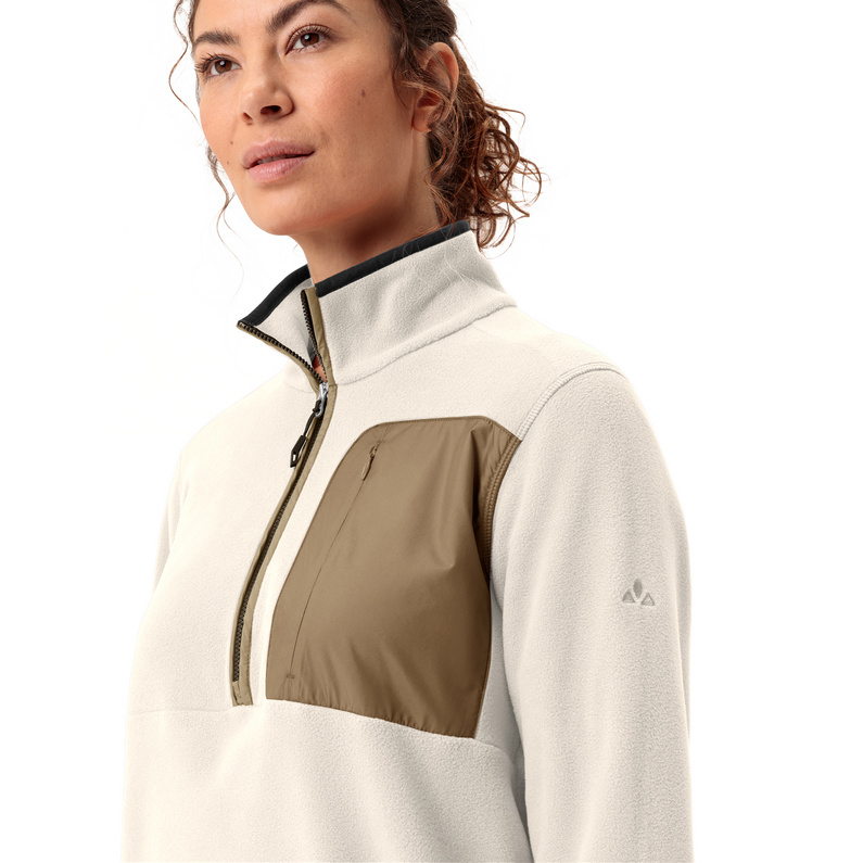 Vaude Damen Rosemoor Fleece Half Zip Pullover