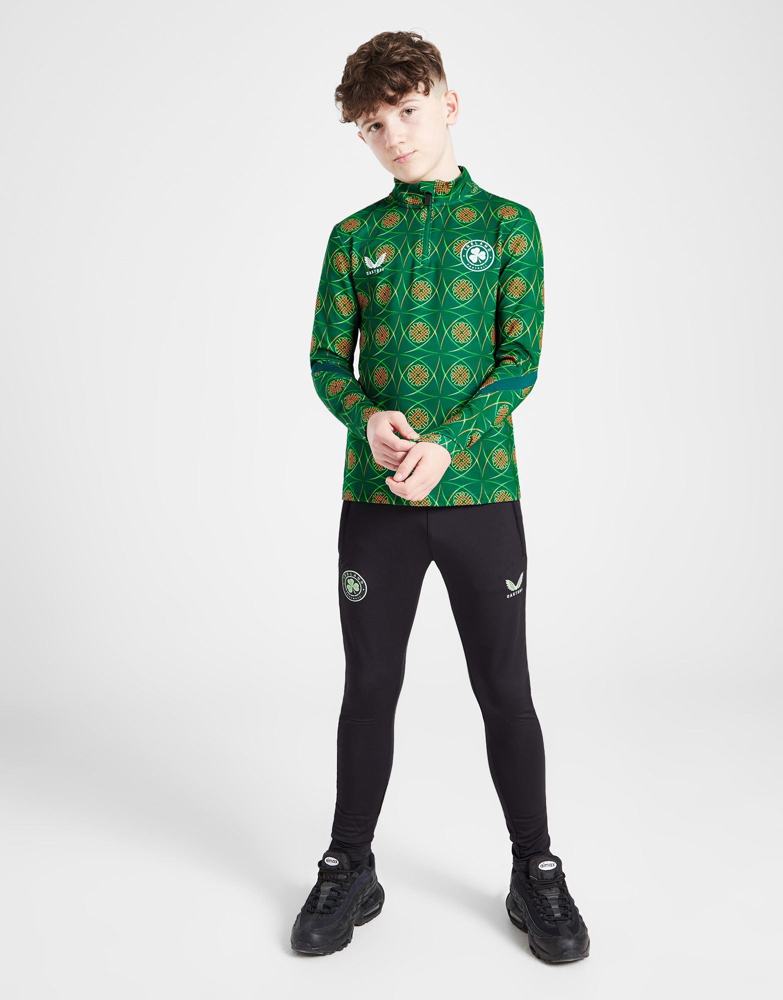 Castore Haut zippé République d'Irlande Junior