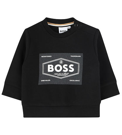 BOSS Sweatshirt - Schwarz m. Weiß