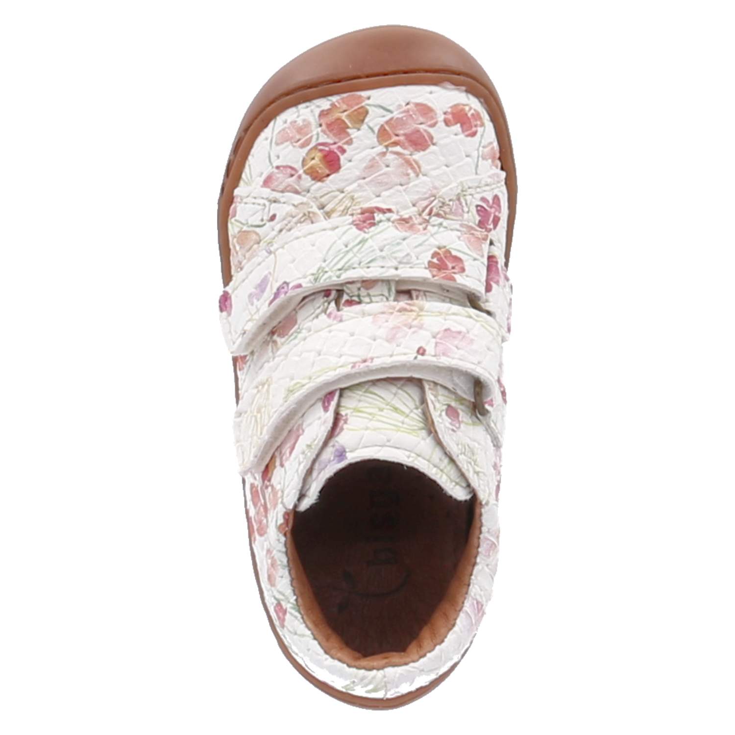 bisgaard Klettschuhe HALE V - flower print white