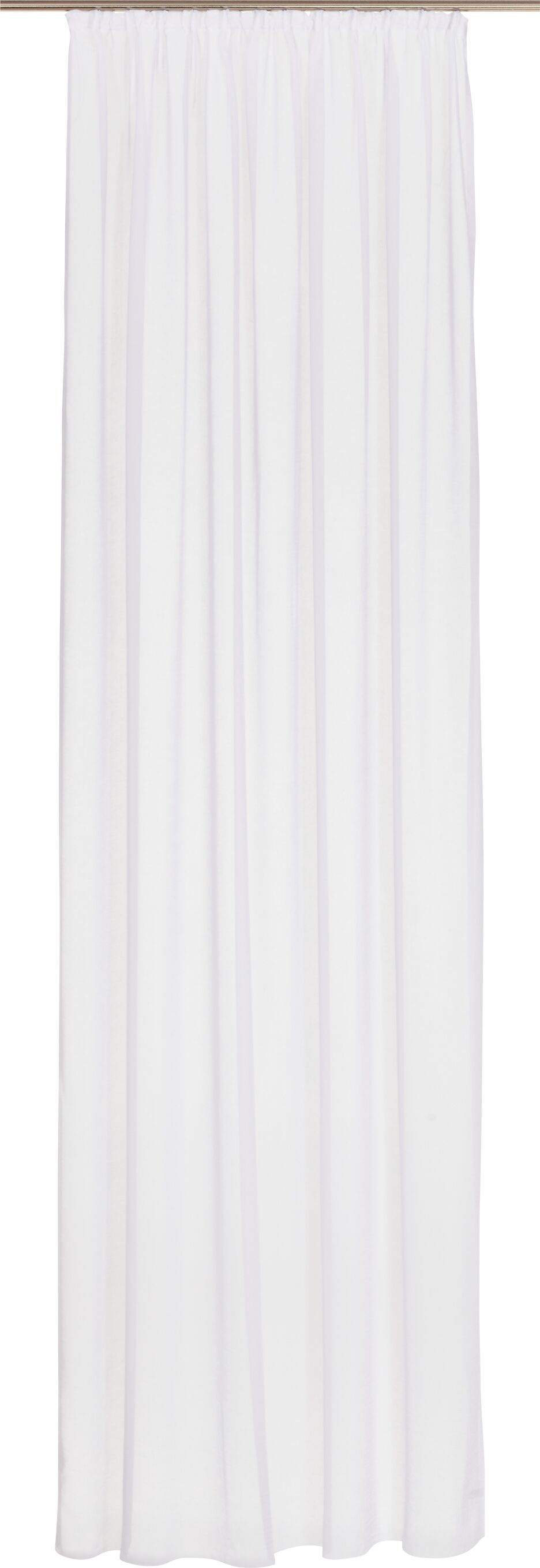 TACIANA Fertigvorhang Tag - Weiss / B: 150.0 cm x H: 250.0 cm