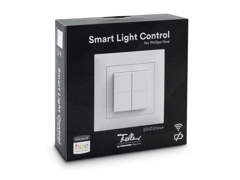 Feller Smart Light Control  für Philips Hue EDIZIOdue AP sc Smartes Licht. Smarter Taster.