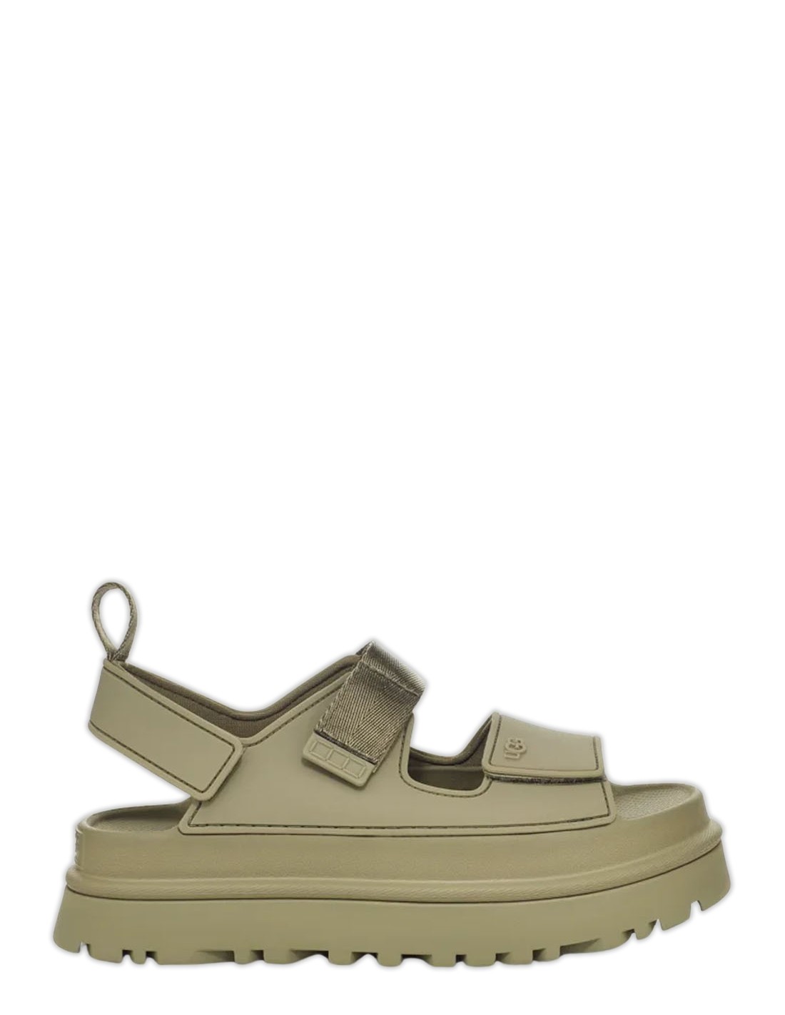 ugg Sandales Compensées Femme Goldenglow Kaki
