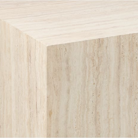 Dice sofabordssæt - beige marmorlook