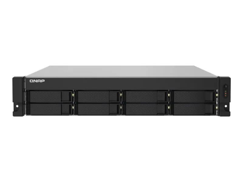[OUTLET] - QNAP TS-832PXU - NAS-server - 8 bays - rackversion - SATA 6Gb/s - RAID RAID 0, 1, 5, 6, 10, 50, JBOD, 60 - RAM 4 GB - Gigabit Ethernet / 2.5 Gigabit Ethernet / 10 Gigabit Ethernet - iSCSI support - 2U