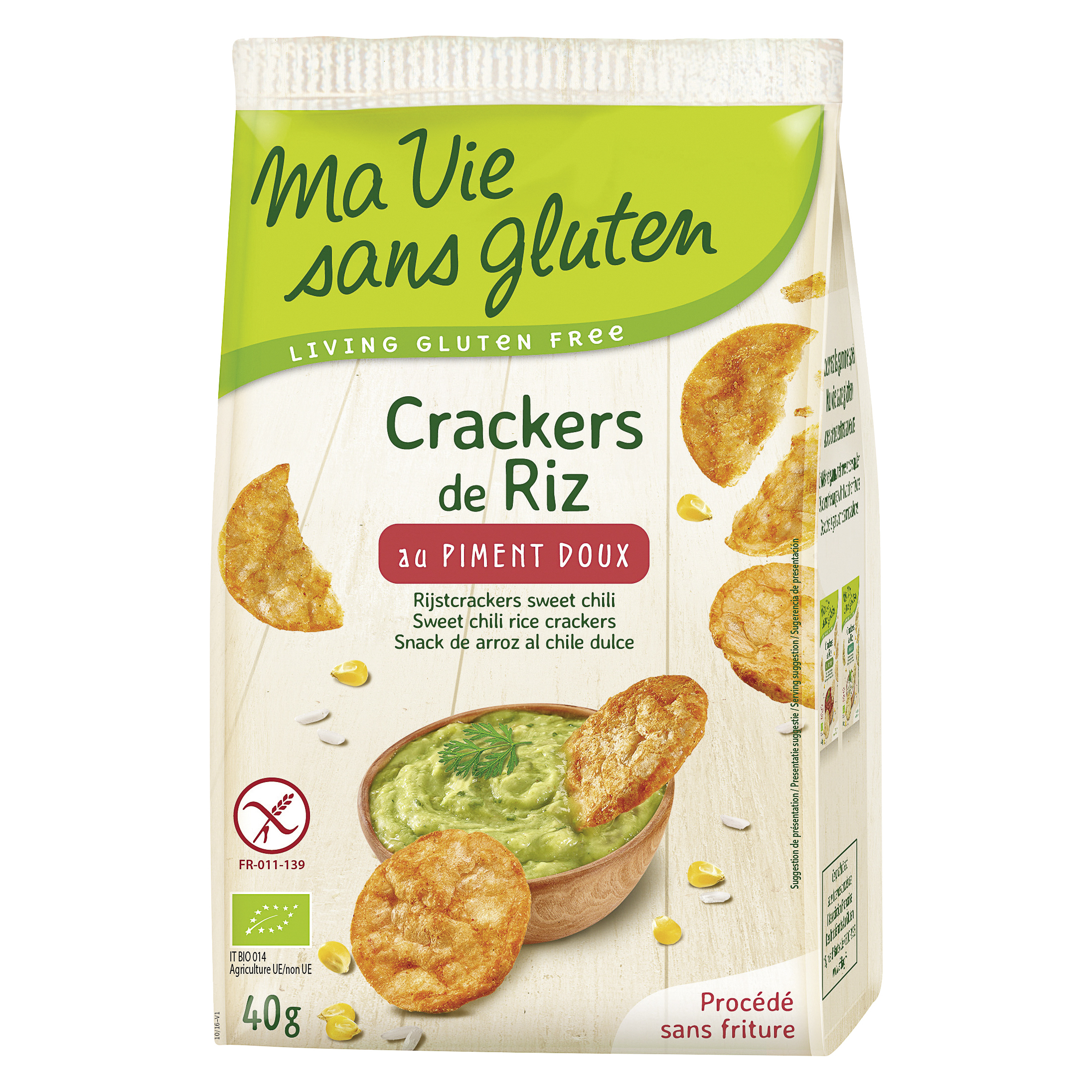 Ma Vie Sans Gluten Reis Cräcker<br>40 g, Sweet Chilli