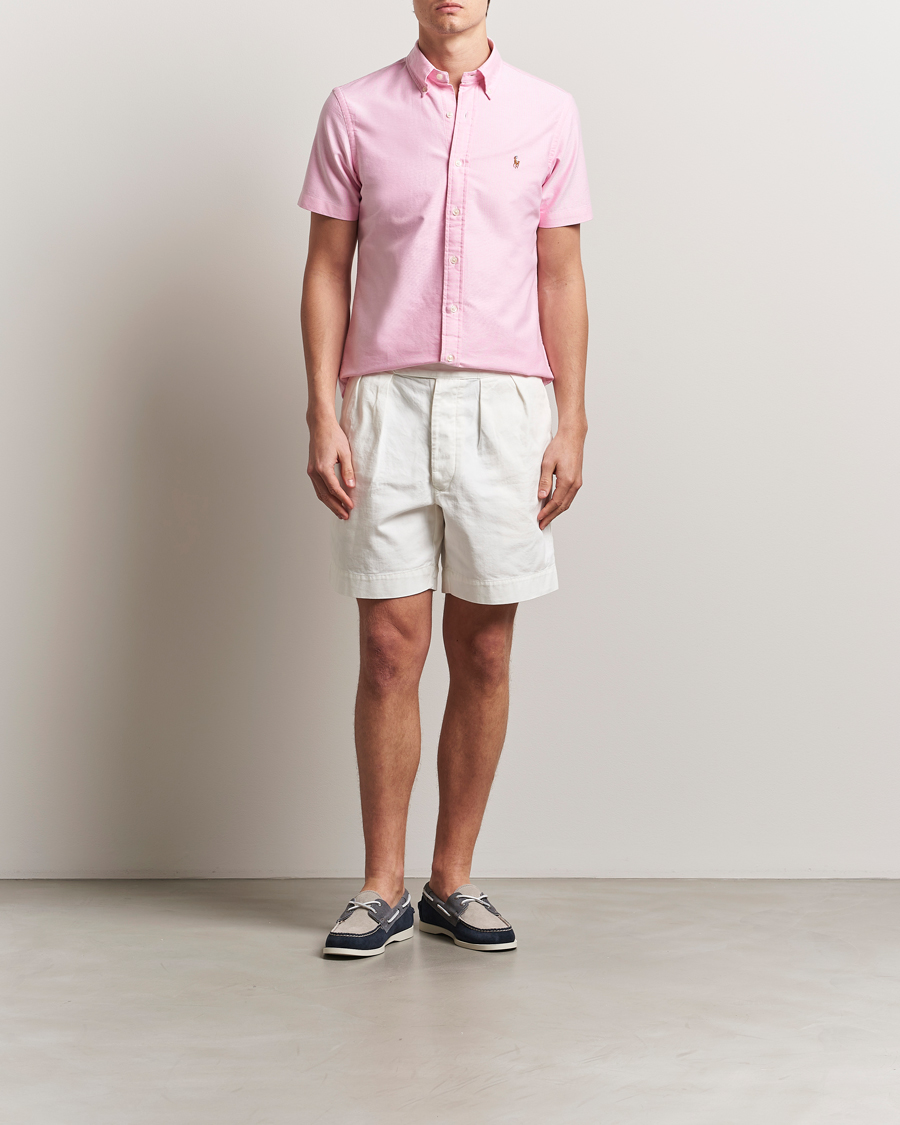 Polo Ralph Lauren Short Sleeve Oxford Shirt New Rose