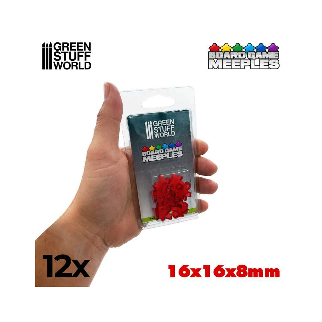Set de 12 Meeples Transparents