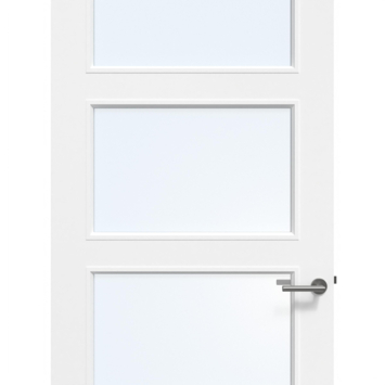 Arne & Bodil binnendeur ABD25 blank glas - wit afgelakt