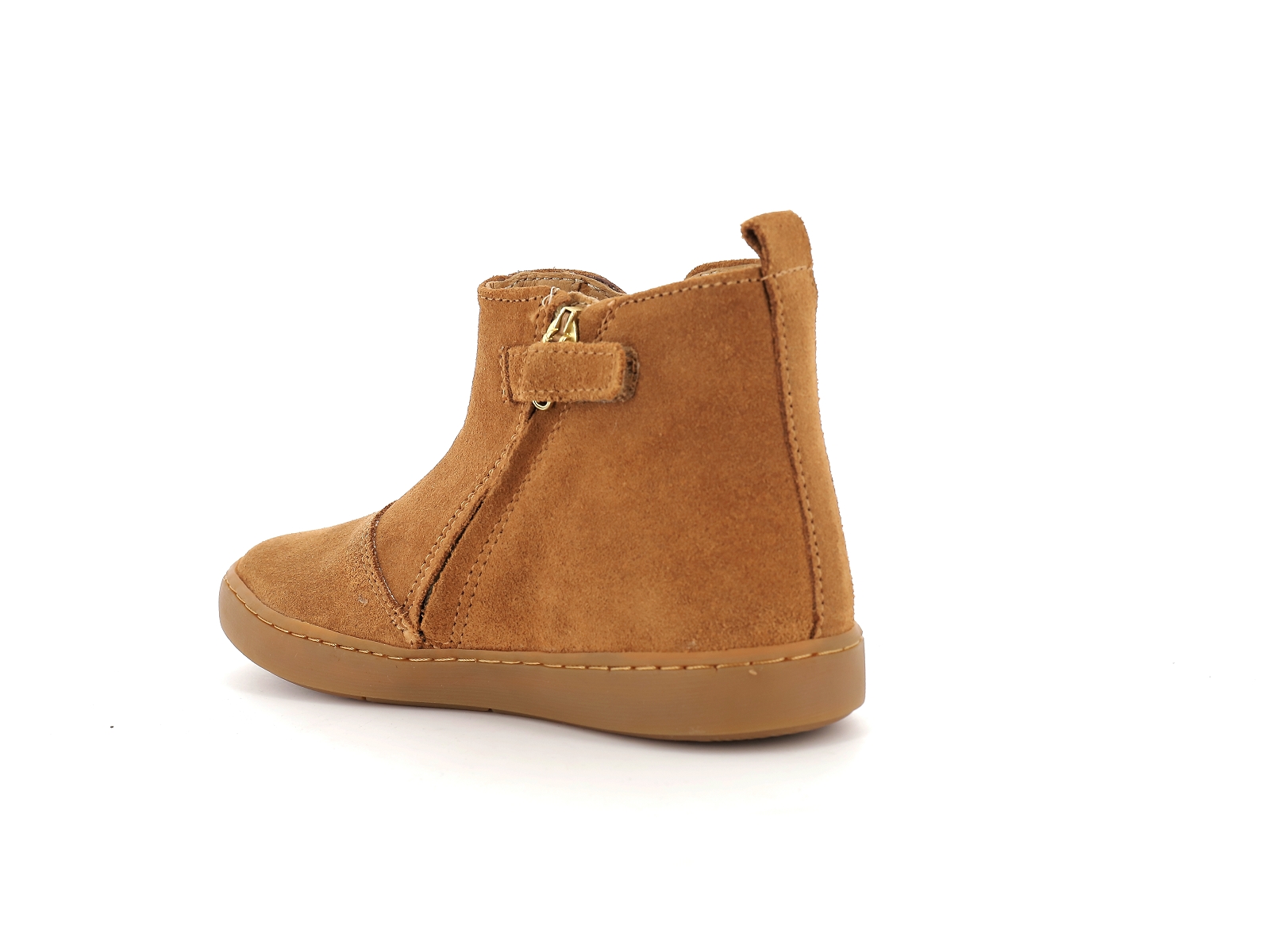 Shoopom-PLAY APPLE Nubuck Camel