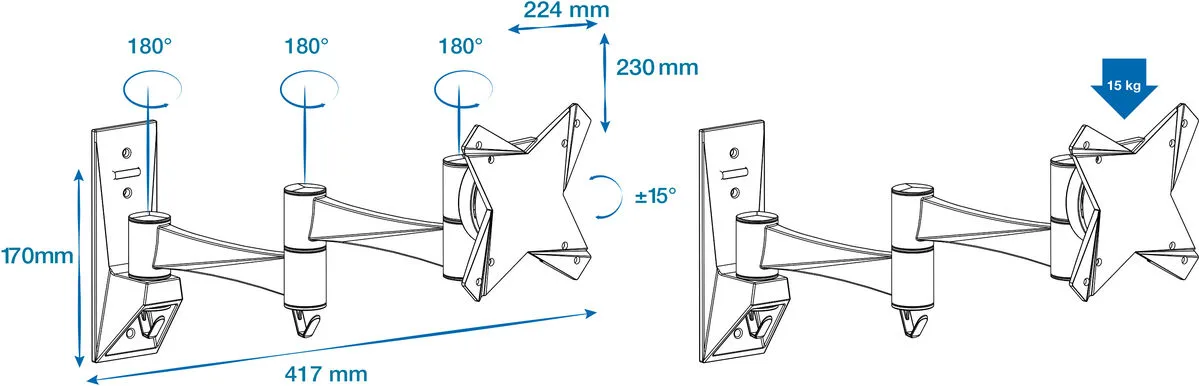 Norstone Jura A1327-RS360X Supports TV