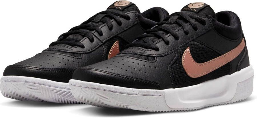 Nike Court Zoom Lite 3 Clay Schoenen Black Mtlc Red Bronze White Kinderen