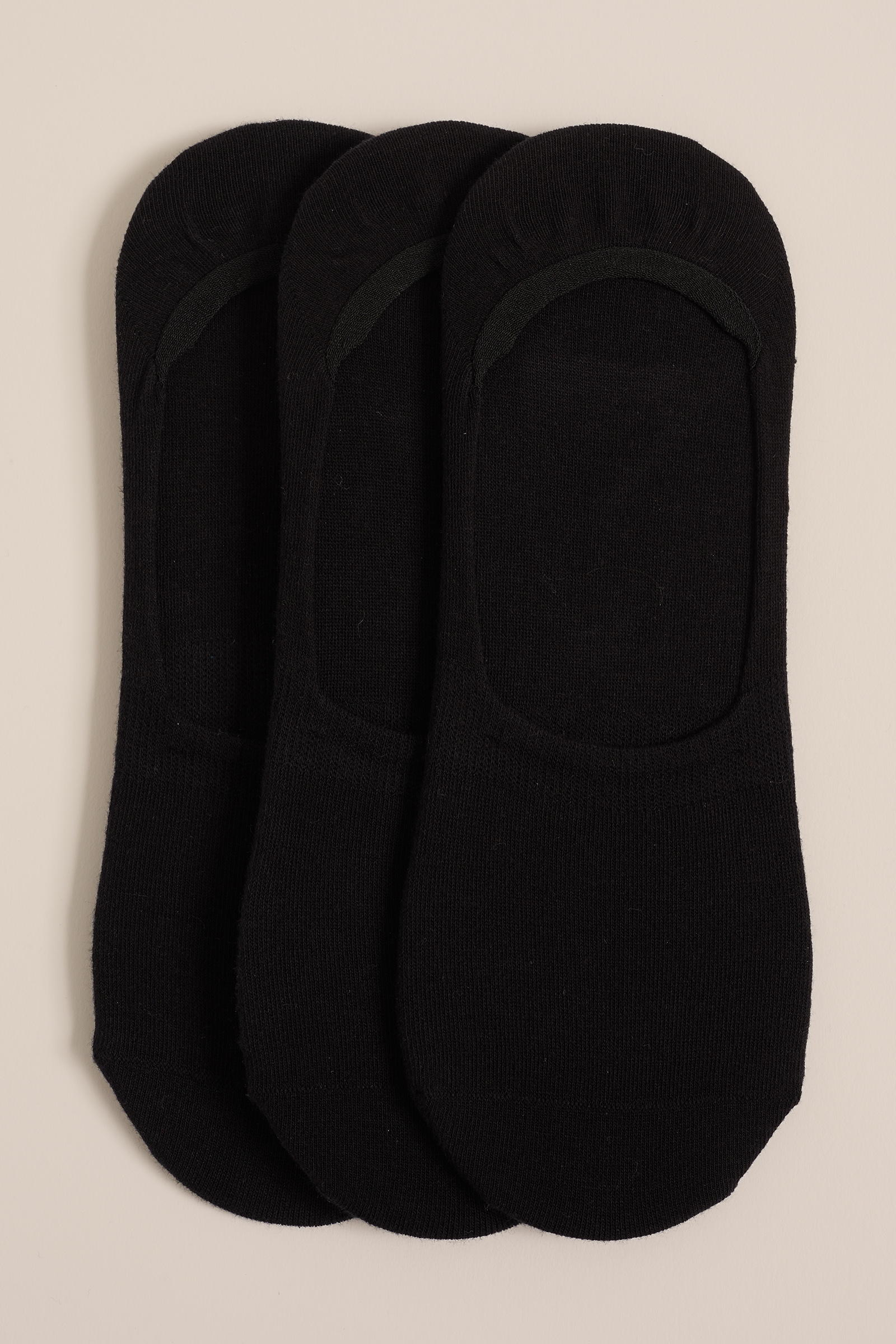 sneakersokken, 3-pack WE Fashion Zwart