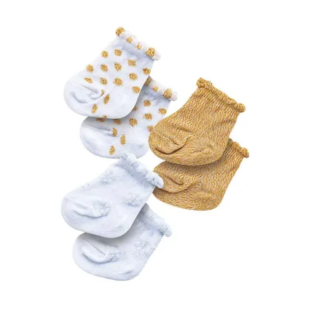 Heless Söckchen für Puppen, mit Glitzer, 3 Paar, Größe 35 - 45 cm