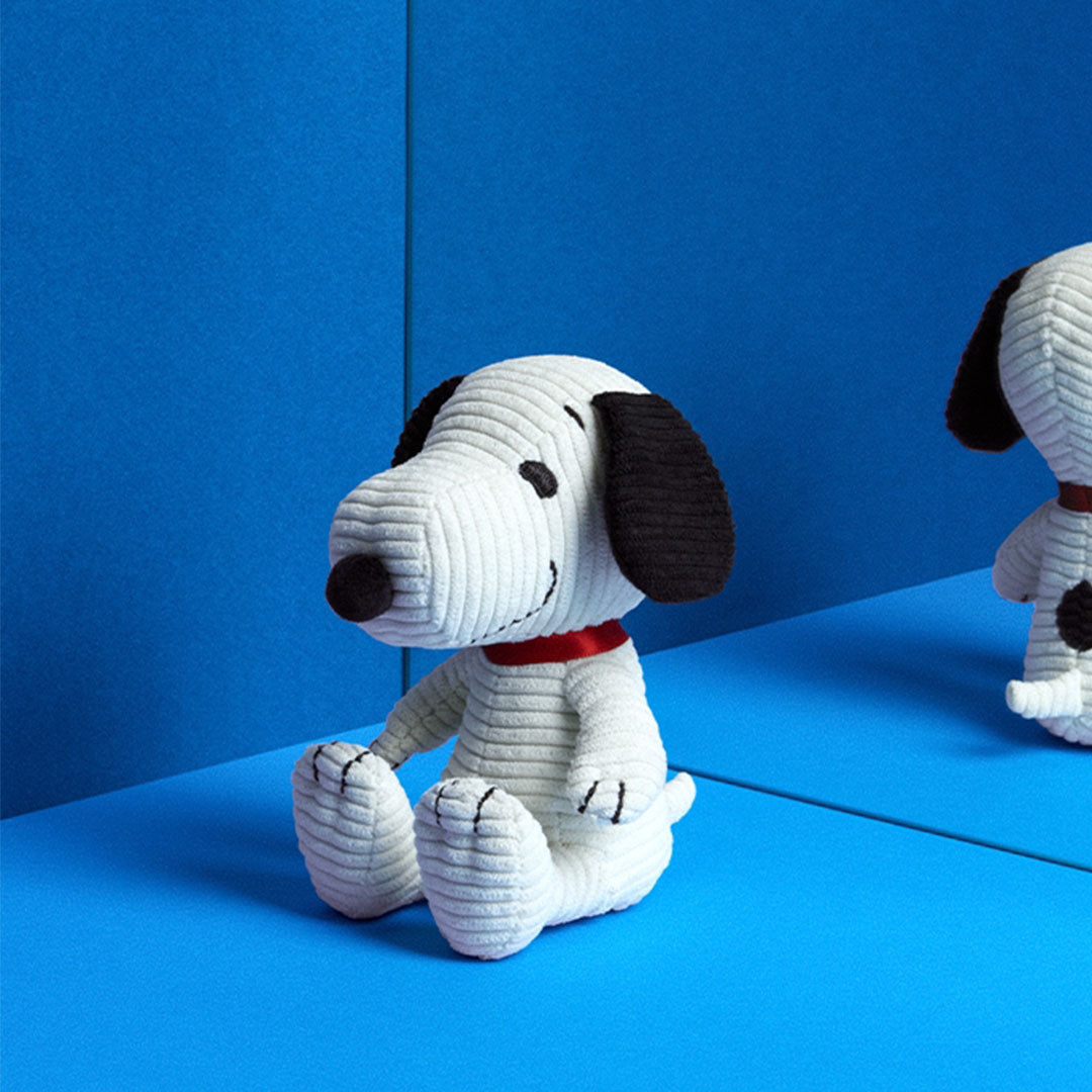 Bon ton toys knuffelhond snoopy corduroy 12cm
