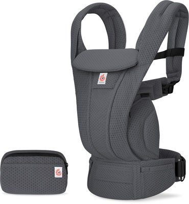 Ergobaby Omni Deluxe Bæresele Mesh, Graphite Grey