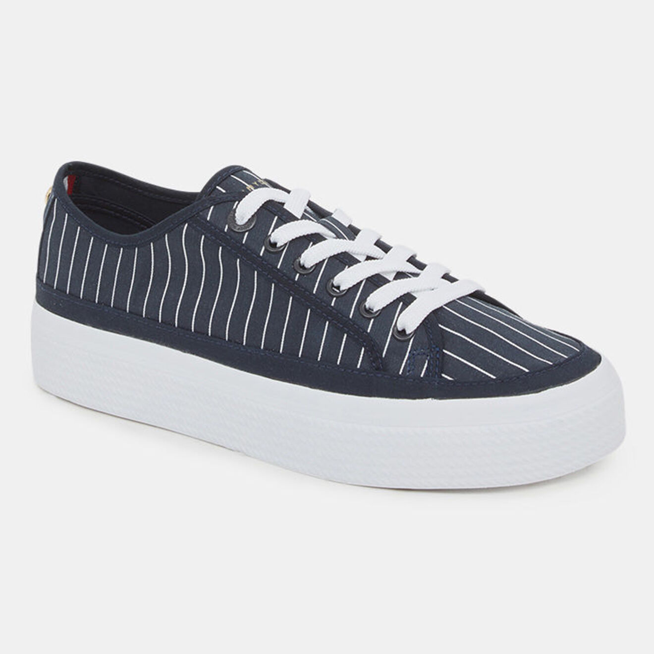 Tommy Hilfiger Baskets Essential rayées bleu marine