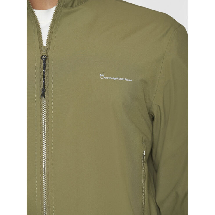 Knowledge Cotton Apparel NORDENVIND Light shell bomber jacket - GRS/Vegan Grøn