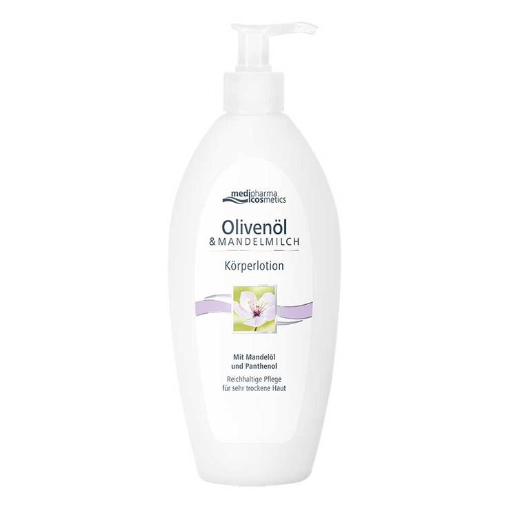 Olivenöl Mandelmilch Körperlotion, 500 ml