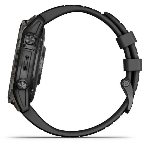 Montre cardio GPS GARMIN FENIX 7 PRO SAPPHIRE SOLAR SAPPHIRE SOLAR/CARBON GREY DLC/TITANE BLACK