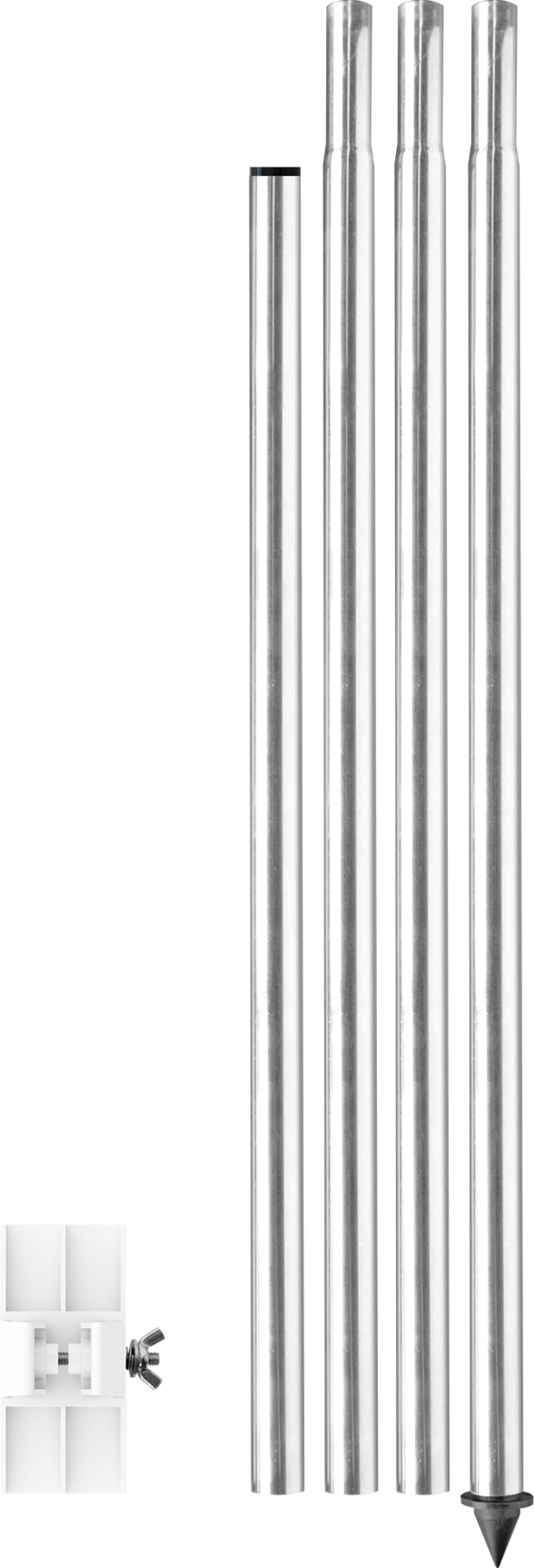 Maxview Mast mit Seitenwandhalterung