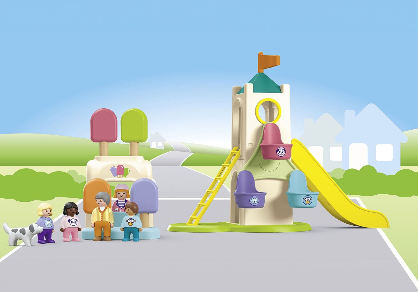 Playmobil - JUNIOR: Oplevelsestårn med isbod (71703)