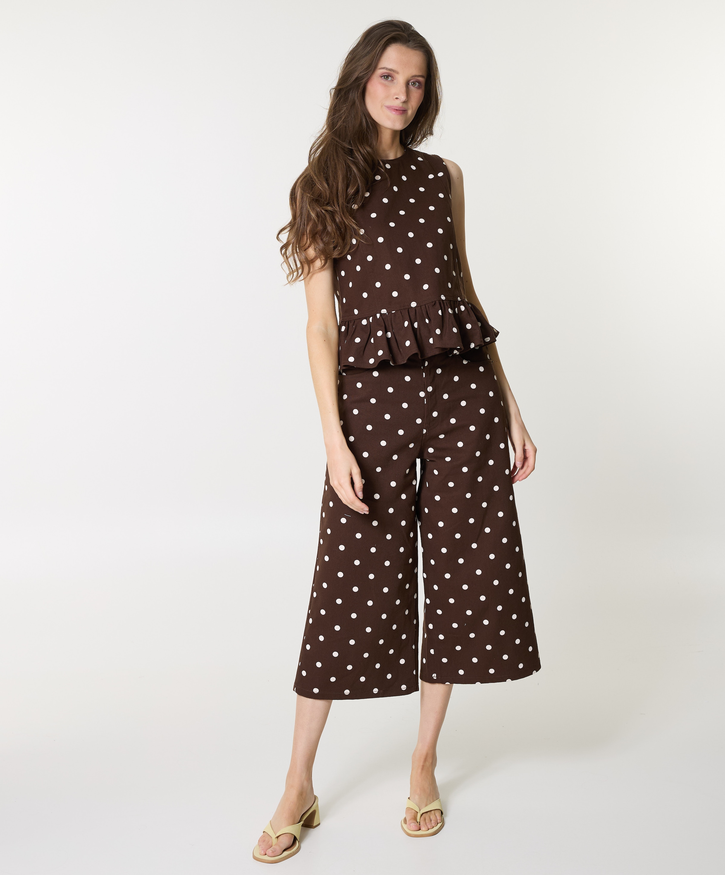 Boii ROSALIE PRINT dames jeans bruin