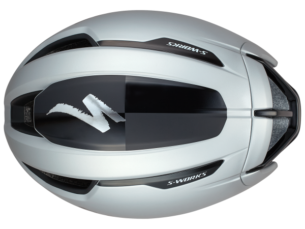 S-Works Evade 3 Cykelhjelm, Silver Dust