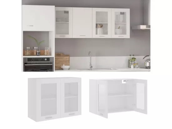 Armoire en verre suspendue 