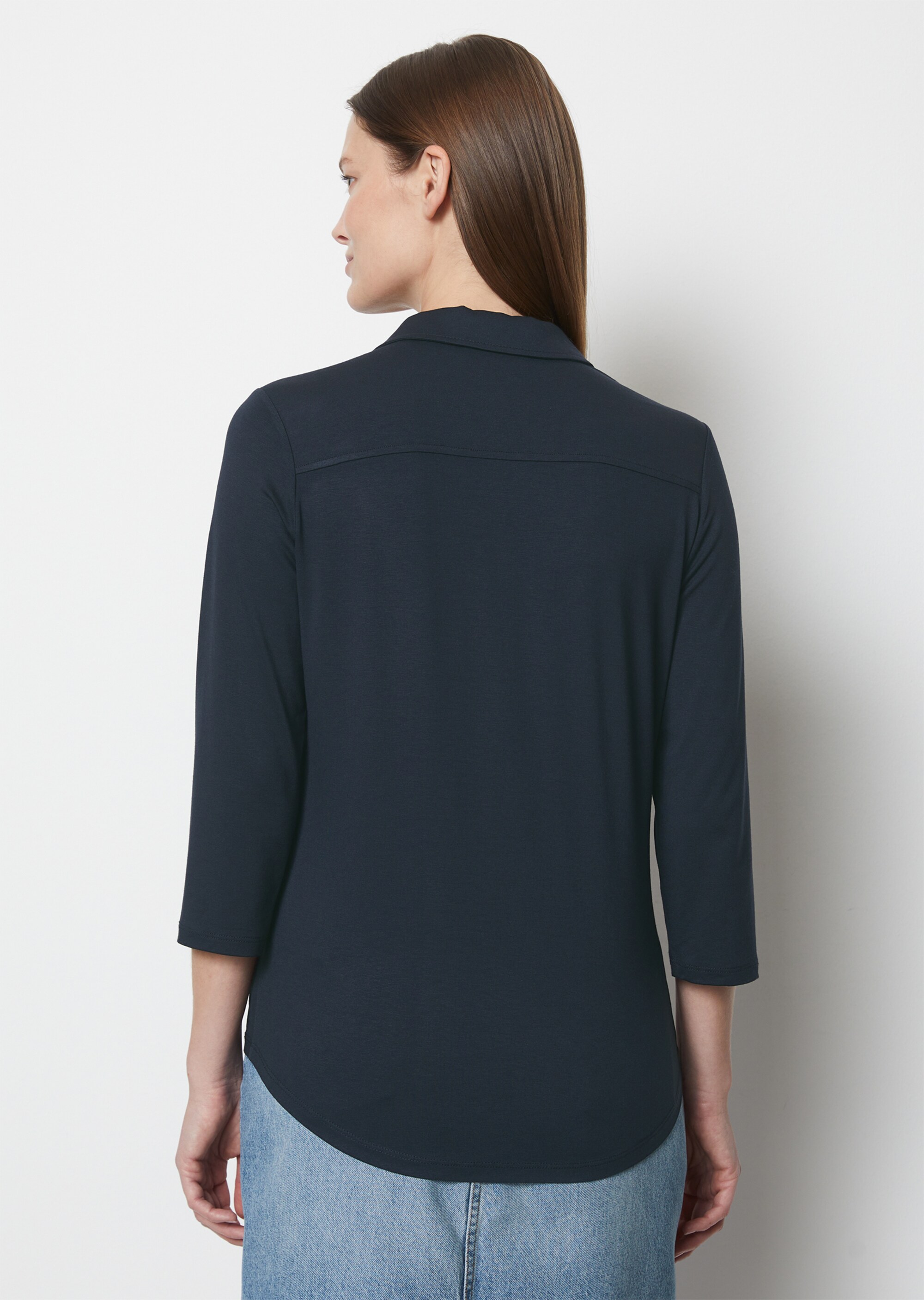 Jersey-Bluse aus LENZING™ ECOVERO™